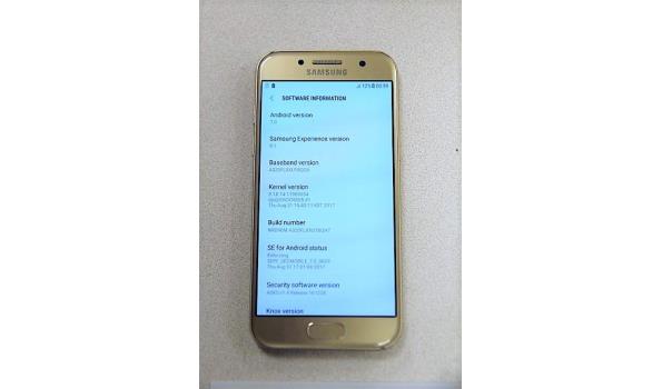 smartphone SAMSUNG, type GALAXY A3, Android 7.0, cap 16Gb, met gebruikssporen, zonder lader