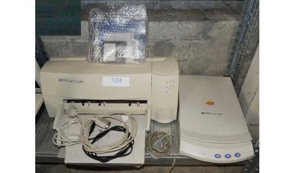 Printer fabr. HP type 1120C + Scanner fabr. HP type Scanjet 4200C
