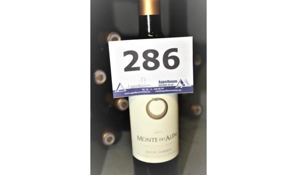 17  flessen wijn Algarve Monte Do Alèm, petit Verdot, 2011
