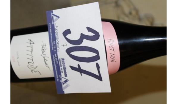 7 flessen wijn Pinot Noir, Attitude, Pascal Jovilet, 2018