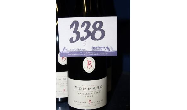 5 flessen wijn Pommard, Vieilles Vignes, Domaine Bohrmann, 2016