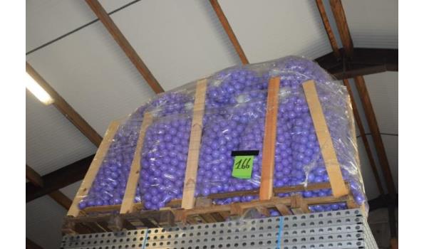 9 zakken met plastic ballen voor ballenbad