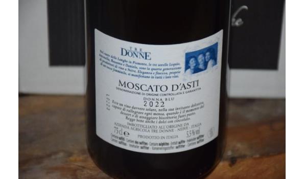 11 flessen à 75cl wijn TRE DONNE, Moscato D