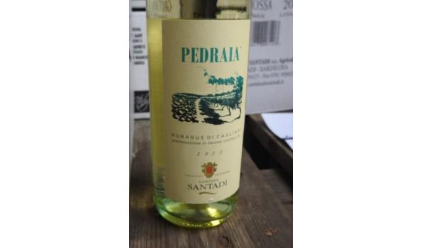 12 flessen witte wijn SANTADI Predaia 2022, Naragus di Cagliari