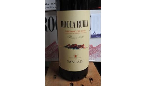 12 flessen rode wijn SANTADI Rocca Rubia 2020 Carignano del sucis