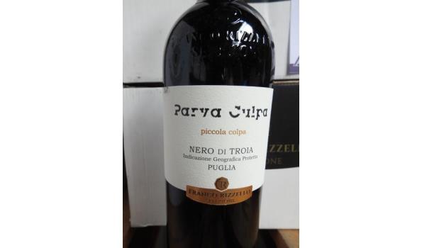12 flessen rode wijn PARVA CULPA Nero do Troya 2017