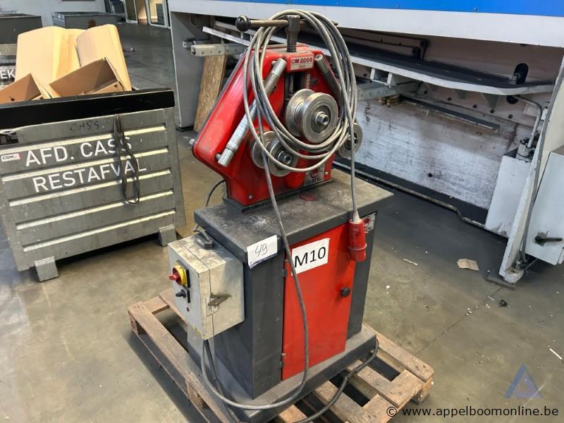 Profielbuigmachine EURING CM 2000, voorzien van 400 V aansluiting