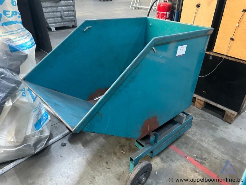 Metalen kiepcontainer