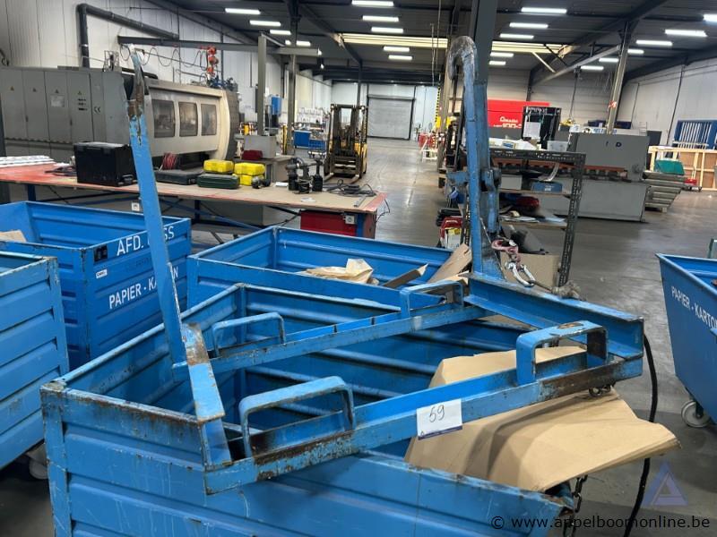 Kiepframe van het merk BAUER SÜDLOHN, type BST 90, bouwjaar 2017. cap 2000kg