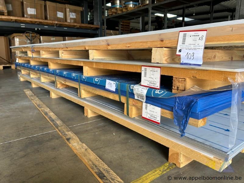 20 aluminium platen, type EN AW-5005 H14/H24, afmeting van 4000 x 1500 x 3 mm