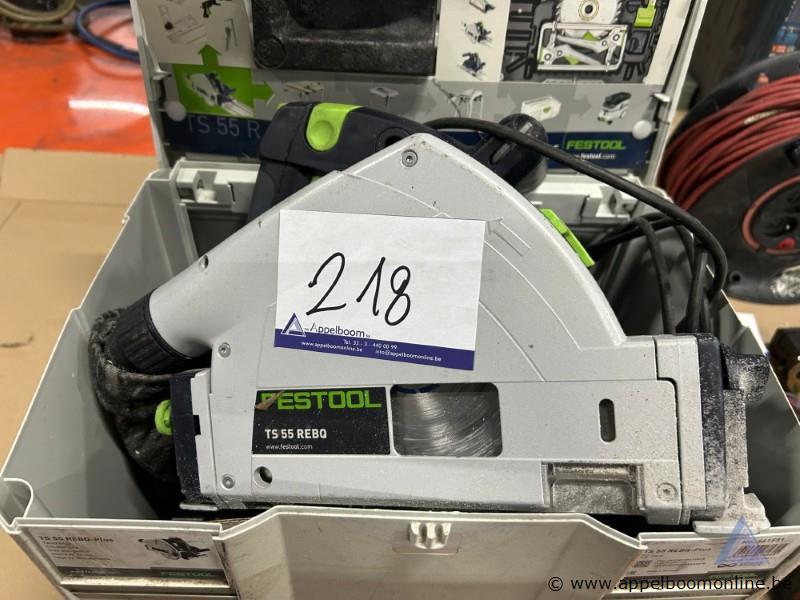 Invalcirkelzaag FESTOOL TS 55 REBQ, in koffer – kavel bij Appelboom