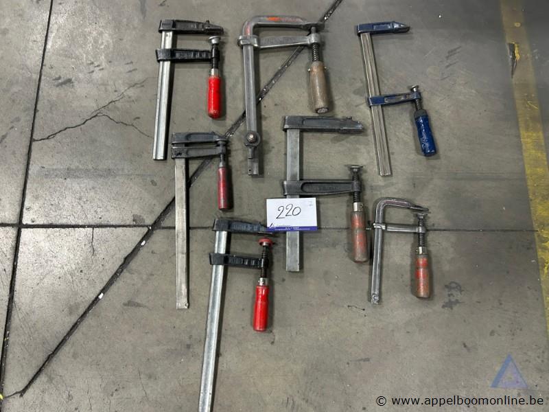 7 diverse lijmklemmen – kavel bij Appelboom