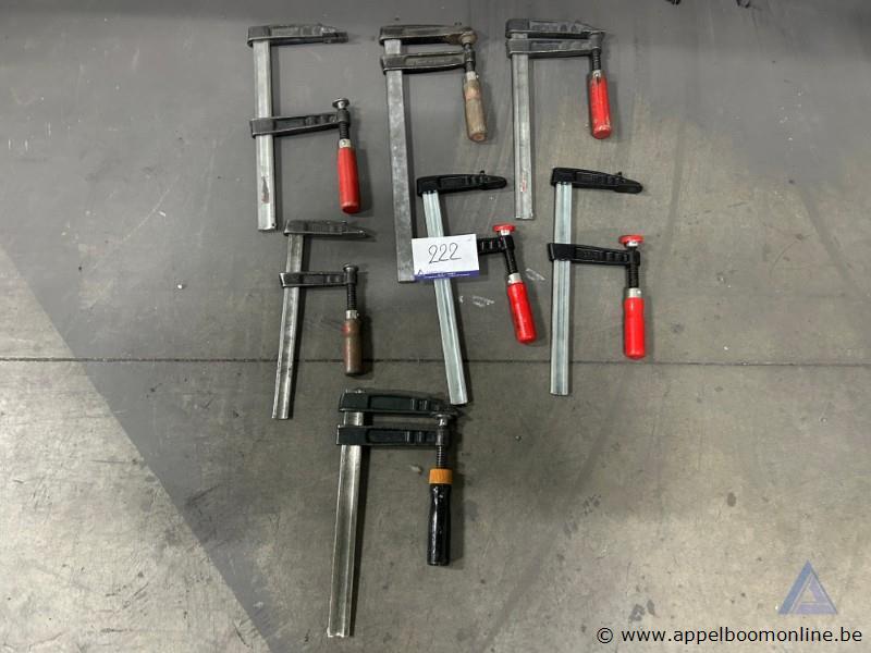 7 diverse lijmklemmen – kavel bij Appelboom