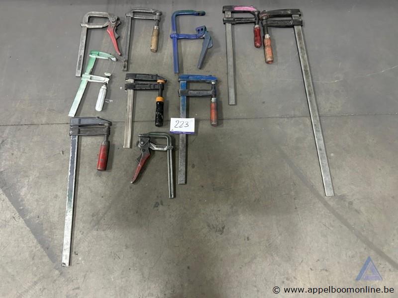 10 diverse lijmklemmen – kavel bij Appelboom