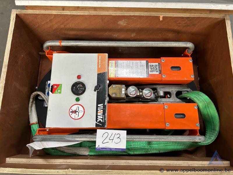Vacuümheffer VIAVAC GR2-250, hefcapaciteit 250 kg, eigen gewicht 60 kg, bouwjaar 2018