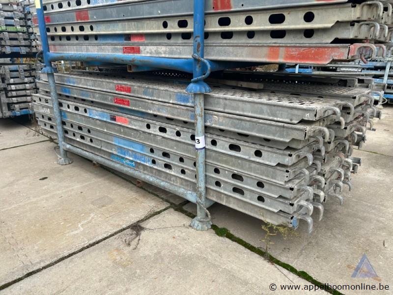20 steigerplaten, maximale belasting 4,5 kN/m², 2.57m – kavel bij Appelboom