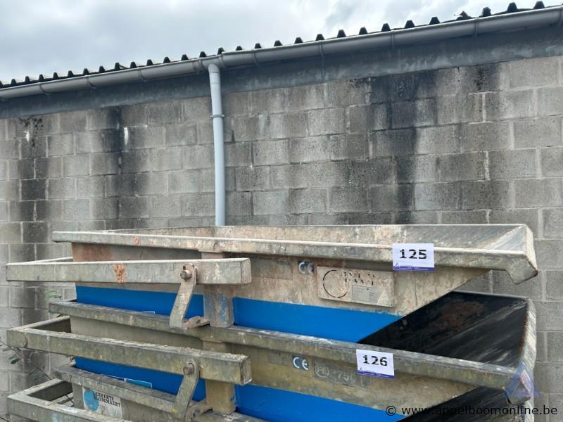 Stortbak Eichinger 1045.10, 750l, bouwjaar 2018. Serienummer B084335
