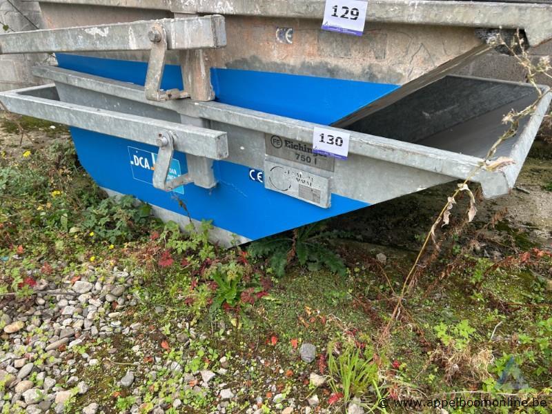 Stortbak Eichinger 1045.10, 750l, bouwjaar 2022. Serienummer B133997