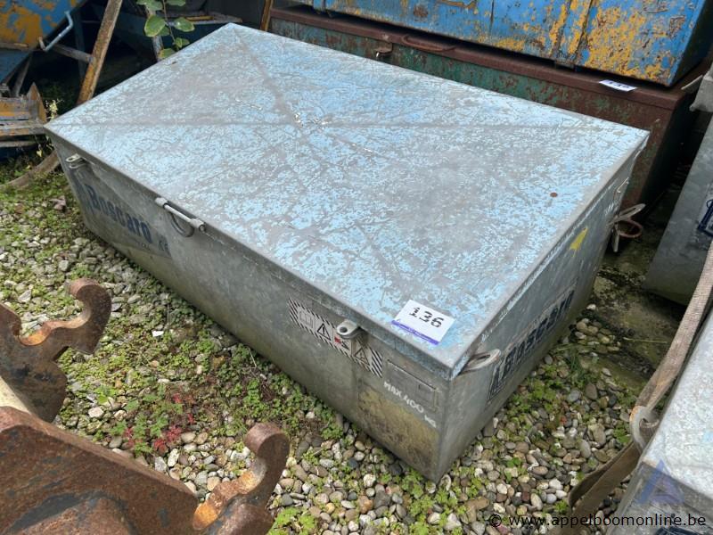 Gereedschapskist BOSCARO PA-17.08EZN, bouwjaar 2013. Eigen gewicht 90 kg, maximale belasting 400 kg, inhoud 700 liter
