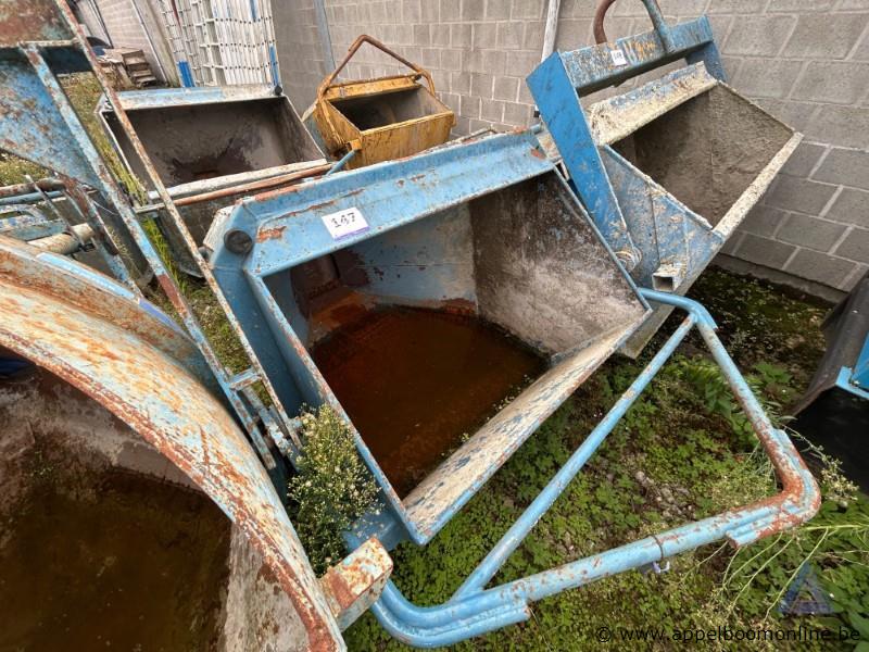 betonkubel – kavel bij Appelboom