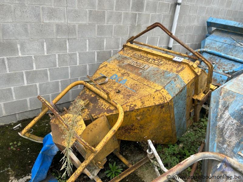 Betonkubel SECATOL, inhoud 1000 L – kavel bij Appelboom