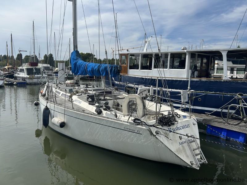 Pleziervaartuig RUSHCUTTER, zeilboot Cortessa 43, 13,07m - 3.85m - 2.25m, composiet, 1 mast, bj 1982, S0403408215, Sole motor 40.5Kw – foto 3 – kavel bij Appelboom