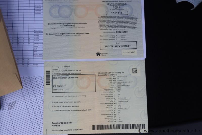 lichte vrachtwagen VOLKSWAGEN Caddy, datum 1ste inschr 19/11/2013, chassisnr WV1ZZZ2KZEX062488, km-stand 67558, Euro 5, schade rondom – foto 10 – kavel bij Appelboom