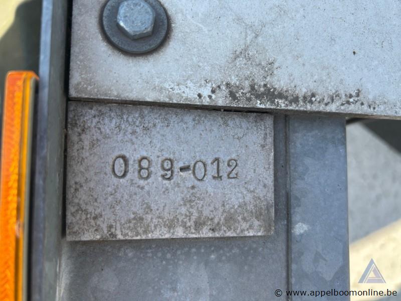 Aanhangwagen HAPERT R750, XLHR7500000701242, enkelas, mtm 750kg, opklapbare signalisatieborden, zwarte gereedschapskist, 089-012 – foto 6 – kavel bij Appelboom