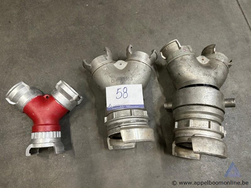 3 metalen broekstukken, diverse types en aansluitingen – foto 2 – kavel bij Appelboom