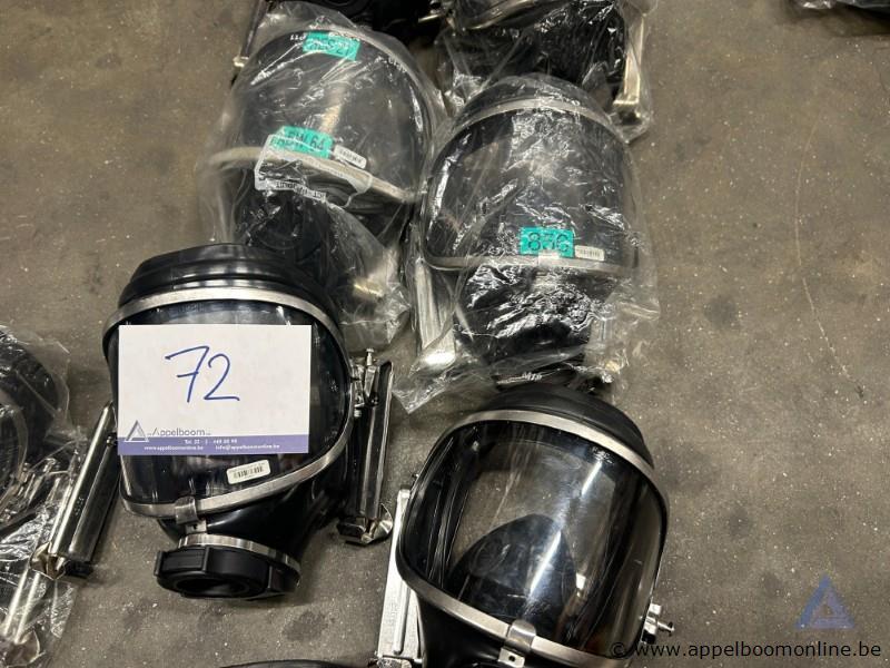 4x Ademluchtmaskers DRÄGER Panorama Nova, met spanbeugel – foto 2 – kavel bij Appelboom