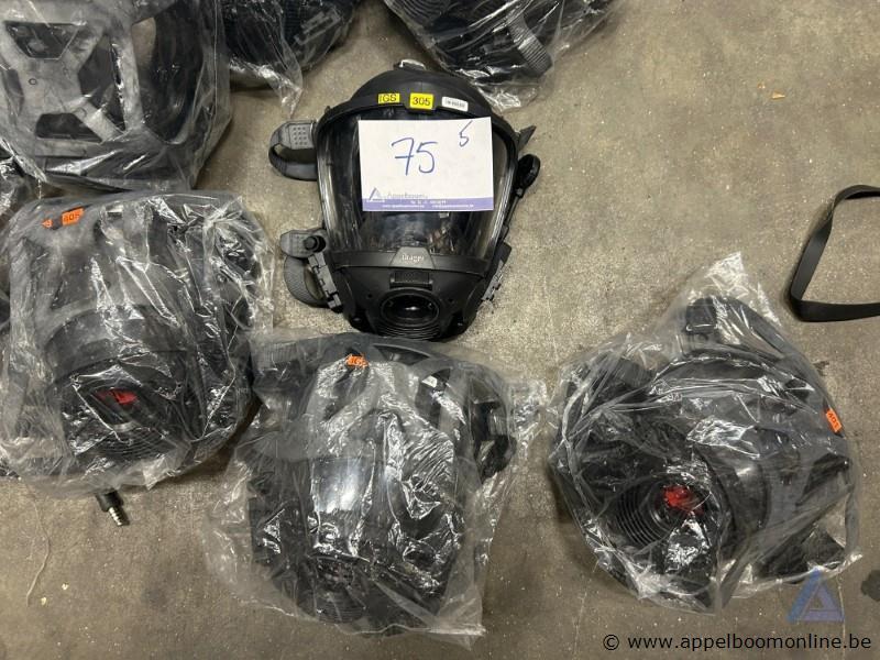 5x Ademluchtmasker DRÄGER FPS 7000 – foto 2 – kavel bij Appelboom
