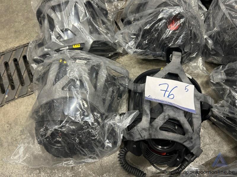 5x Ademluchtmasker DRÄGER FPS 7000, met spin – foto 2 – kavel bij Appelboom