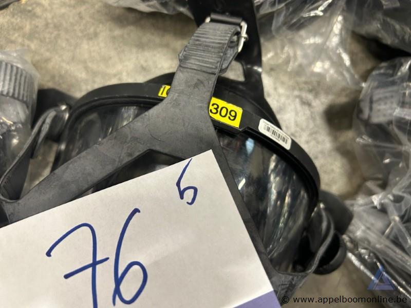 5x Ademluchtmasker DRÄGER FPS 7000, met spin – foto 3 – kavel bij Appelboom