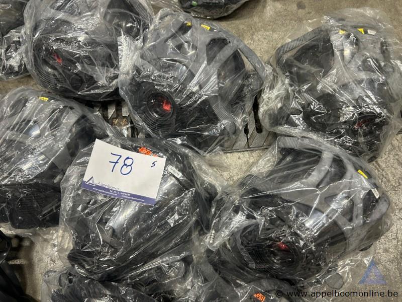 5x Ademluchtmasker DRÄGER FPS 7000, met spin – foto 2 – kavel bij Appelboom