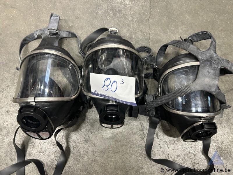 Ademluchtmasker DRÄGER Panorama Nova, met spin – foto 2 – kavel bij Appelboom