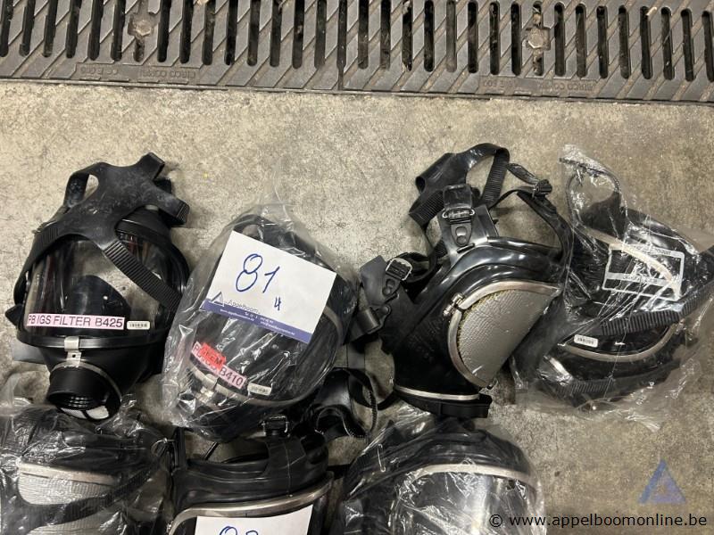 4x Ademluchtmaskers DRÄGER Panorama Nova, met spanbeugel – foto 2 – kavel bij Appelboom