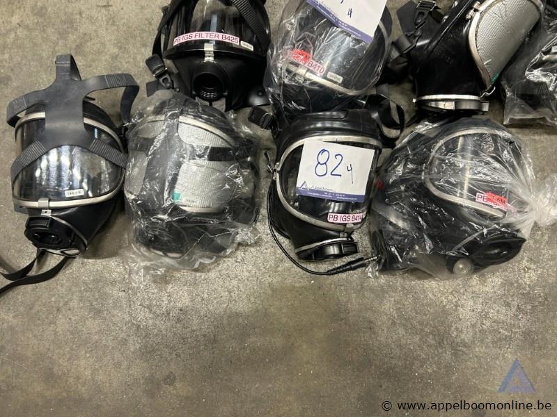 4 ademluchtmaskers DRÄGER panorama nova spin – foto 2 – kavel bij Appelboom