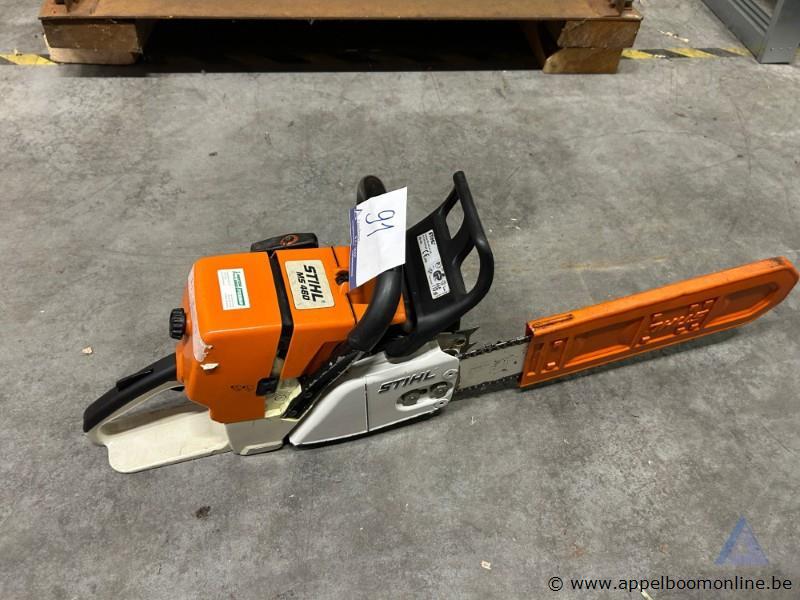 Motorzaag STIHL MS 460, 4.4 kW, inclusief zaagblad 3/8" 45cm, serienummer 1128 967 3303A S – foto 2 – kavel bij Appelboom