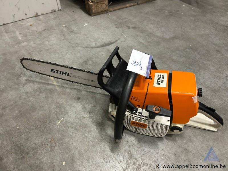 Motorzaag STIHL MS 460, met zaagblad 3/8" 45 cm. Werking niet gekend – foto 2 – kavel bij Appelboom