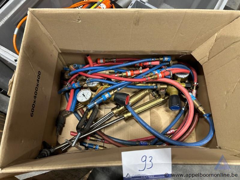Lot onderdelen voor snijbrandsets – foto 2 – kavel bij Appelboom