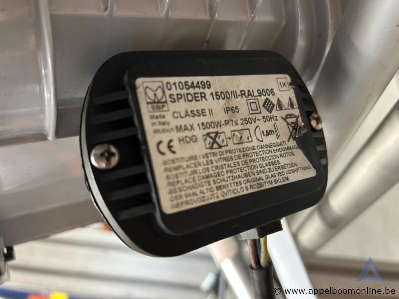 3x halogeenstraler op statief SBP SPIDER 1500/II, 1500 W, IP65, 1.500 W. Werking niet gekend – foto 5 – kavel bij Appelboom