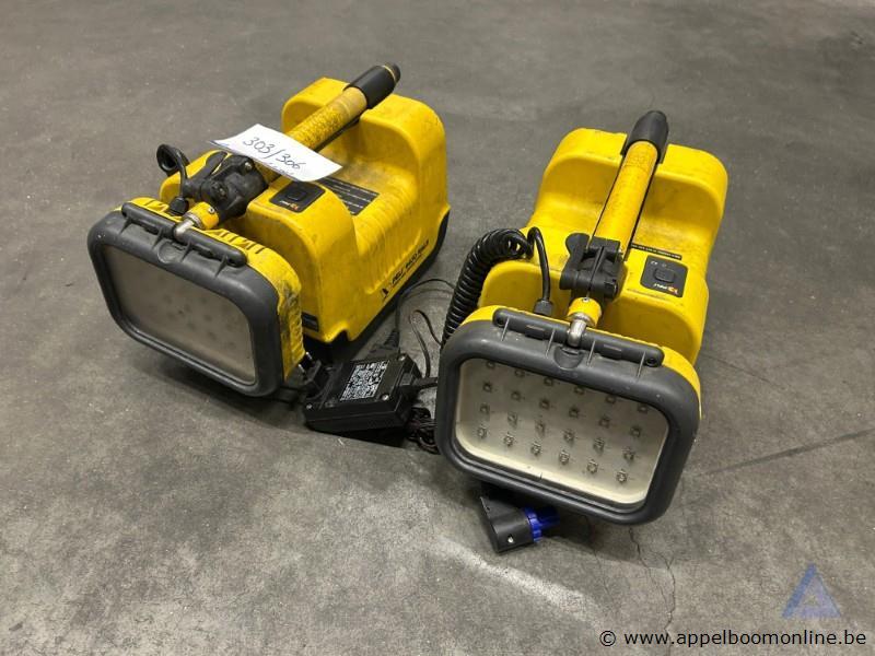 2x Draagbaar verlichtingssysteem PELI 9430 RALS, inclusief lader. Werking niet gekend – foto 2 – kavel bij Appelboom