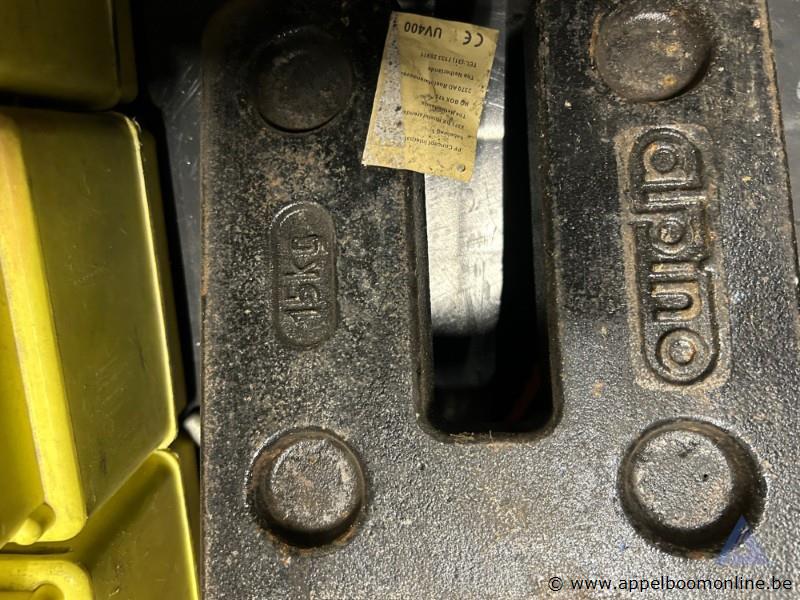 8x gewichten DIDINO, 15 kg per stuk – foto 3 – kavel bij Appelboom