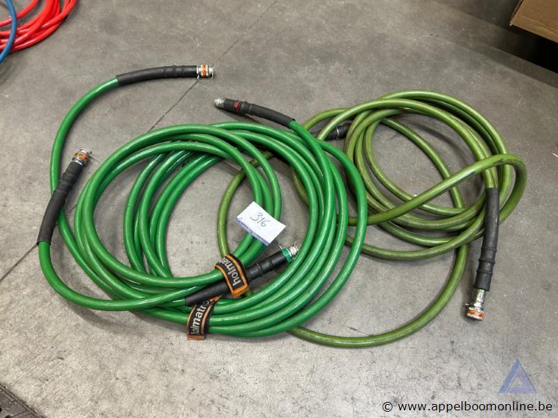 3 hydraulische enkelwerkende slangen HOLMATRO, 8 bar – foto 2 – kavel bij Appelboom