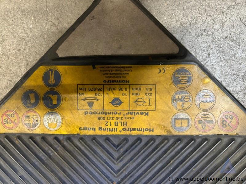 Hefkussen Holmatro HLB 12, Kevlar reinforced, 120 kN hefcapaciteit, 8 bar maximale druk, inclusief overdrukbeveiliging – foto 3 – kavel bij Appelboom