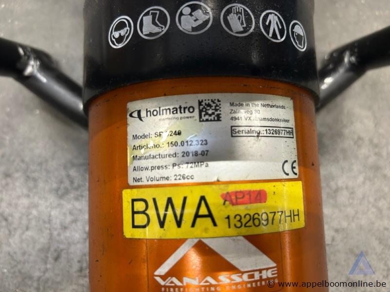 Spreider Holmatro SP 5240, serienummer 1326977HH, bouwjaar 2018, maximale druk 72 MPa – foto 3 – kavel bij Appelboom