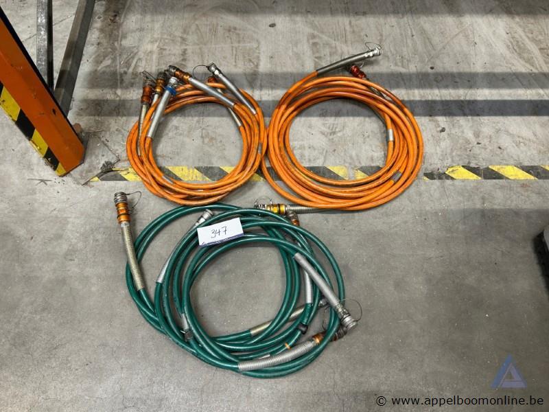 Lot hydraulische slangen – foto 2 – kavel bij Appelboom