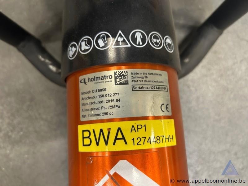 Hydraulische schaar Holmatro CU 5050, bouwjaar 2016, maximale druk 72 MPa – foto 3 – kavel bij Appelboom