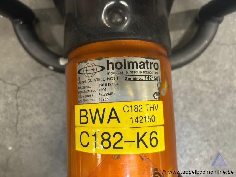 Hydraulische schaar Holmatro CU 4050C NCT II, bouwjaar 2006, maximale druk 72 MPa – foto 3 – kavel bij Appelboom