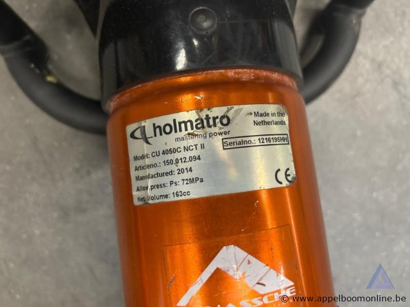 Hydraulische schaar Holmatro CU 4050C NCT II, bouwjaar 2014, maximale druk 72 MPa. Werking niet gekend – foto 3 – kavel bij Appelboom